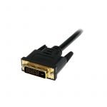 Startech 0.2m HDMI TO DVI-D Adapter Cable, F TO M, Black, LTW