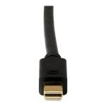 StarTech 2m Mini DisplayPort To DVI Adapter Cable Mini DP To DVI-Black 3Yr