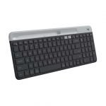 Logitech K580 Slim Multi Device Wireless Keyboard With Unifying Receiver,bt,graphite