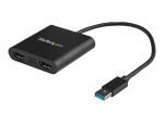 Startech Usb3.0 To 2x Hdmi Adapter, 4k, 2yr