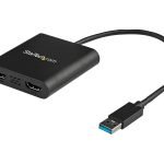 StarTech USB 3.0 To 2x HDMI Adapter, 4k, 2yr
