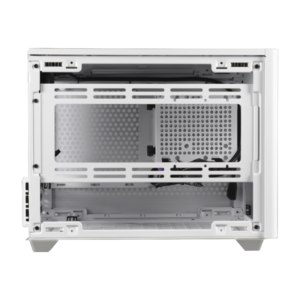 Coolermaster Nr200 White, Mini-itx, Steel Side Panel, 1x 120mm Fan, Aio Cooler Support