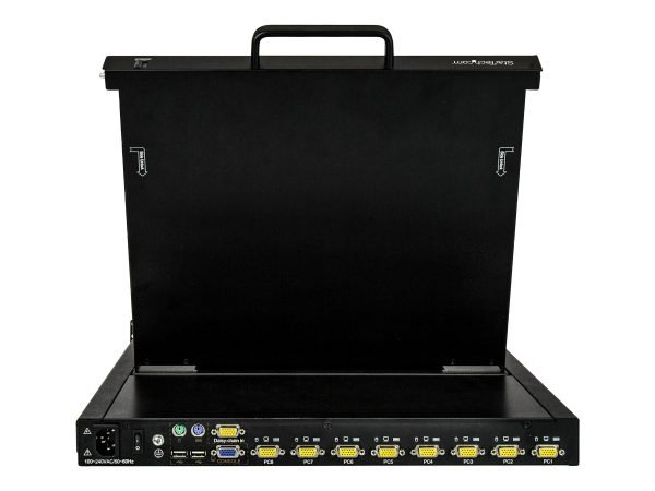 Startech 8 Port 1u VGA KVM Console, 17" LCD, USB, Rackmount, 2yr - Image 2