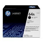 HP 64A Black Original LaserJet Toner Cartridge, CC364A