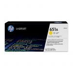 HP 651A Yellow Original LaserJet Toner Cartridge, CE342A