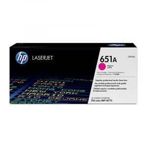 HP 651A Magenta Original LaserJet Toner Cartridge, CE343A