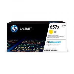 HP 657X High Yield Yellow Original LaserJet Toner Cartridge, CF472X