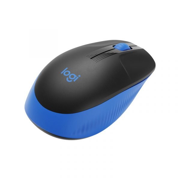Logitech M190 Wireless Mouse Plug And Play, 2.4Ghz Nano Receiver - Blue - 1Yr Wty