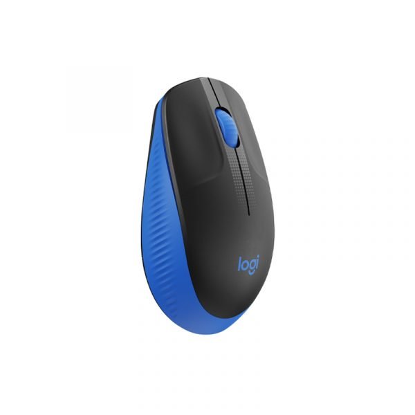 Logitech M190 Wireless Mouse Plug And Play, 2.4Ghz Nano Receiver - Blue - 1Yr Wty