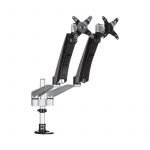 Dual Monitor Desk Mount, Up To 30", Vertical (Up To 24"), Vesa, 5Yr