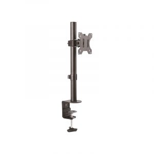 Monitor Desk Mount, Up To 34", H/Adj, Vesa, Pole, 5Yr