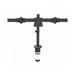 Desk Mount Triple Monitor Arm Adjustable - 27" Displays, Vesa, 5Yr