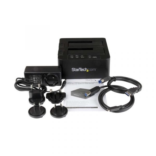 Startech USB 3.1 (10GBPS) Hard Drive Duplicator Dock - 2.5" & 3.5" SATA SSD/HDDS, 2YR - Image 5
