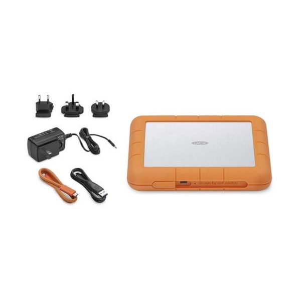 Lacie Rugged Raid Shuttle 2.5" 4FT Drop Resistance 8TB(2X4TB Raid 1/0), USB-C, 3Yr - Image 2