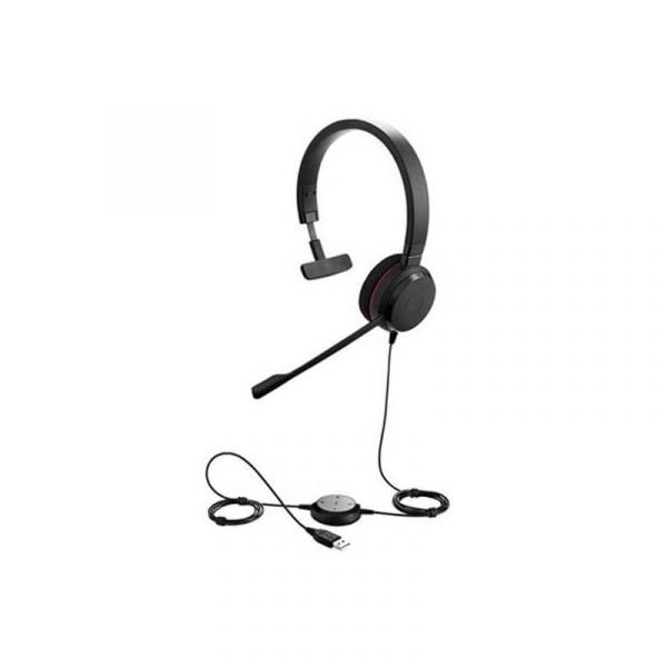 Jabra Corded Evolve 20 UC Mono SE USB-A Headset - Image 2