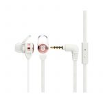 Verbatim Urban Sound Wired Earbud Stereo Earset - White, Rose Gold - Binaural - In-ear - 32 Ohm - 20 Hz to 20 kHz - 120 cm Cable - Mini-phone (3.5mm)