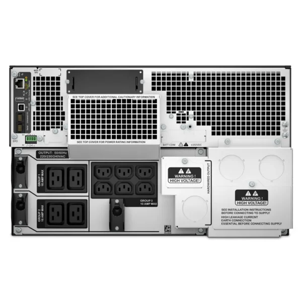 APC Smart-Ups (SRT), 10K VA, IEC(10), Network, LCD, 6U RACK/TWR, 3Yr - Image 8