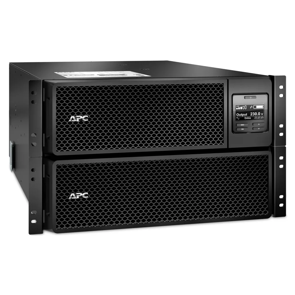 APC Smart-Ups (SRT), 10K VA, IEC(10), Network, LCD, 6U RACK/TWR, 3Yr
