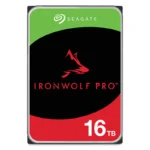 Seagate IronWolf Pro, 16 TB, Enterprise NAS Internal HDD –CMR 3.5 Inch, SATA 6 Gb/s, 7,200 RPM-ST16000NT001