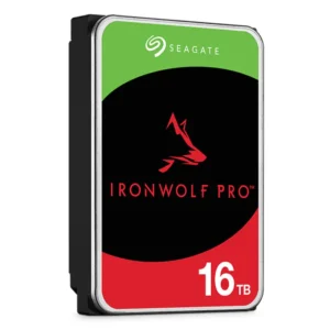 Seagate IronWolf Pro, 16 TB, Enterprise NAS Internal HDD –CMR 3.5 Inch, SATA 6 Gb/s, 7,200 RPM-ST16000NT001