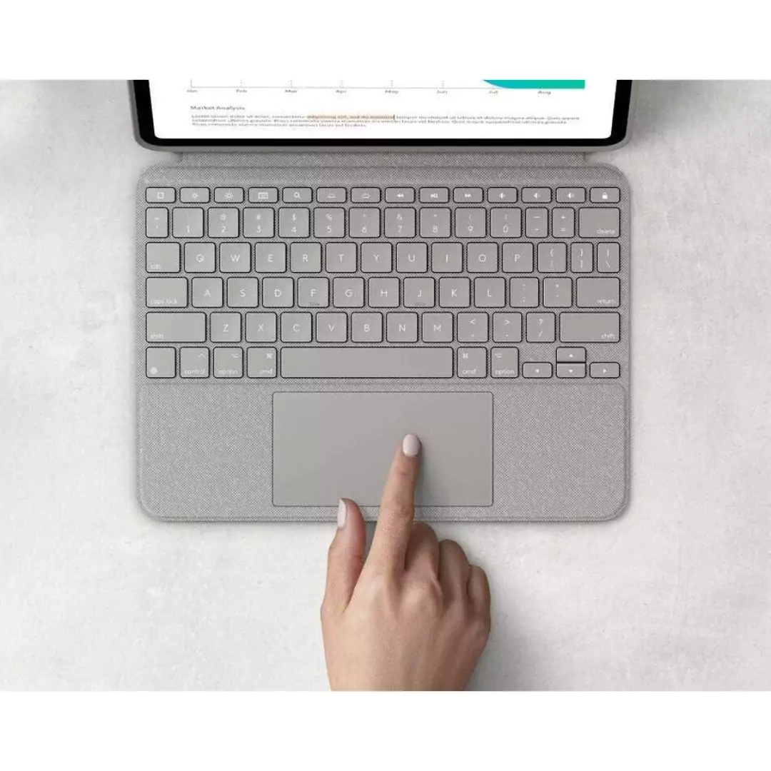 Logitech Combo Touch for iPad Pro 11-inch M4 – Sand - Image 4