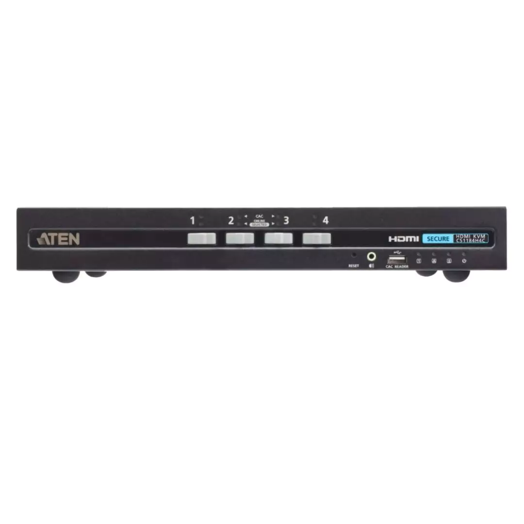 4-Port USB HDMI Secure KVM Switch with CAC PSD PP v4.0 Compliant Aten