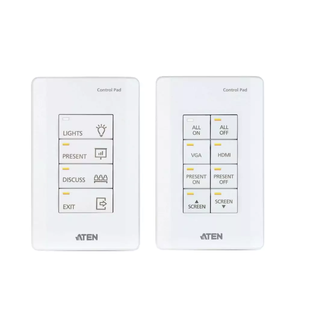 8-Button Control Pad with 1-Gang US Wall Plate ATEN