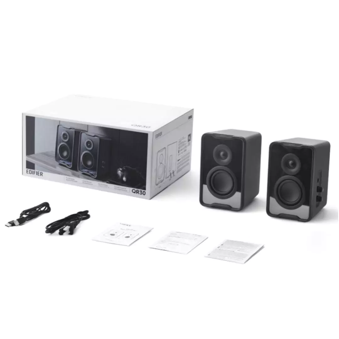 Edifier QR30 2.0 Desktop Active Speaker - Black - Image 4