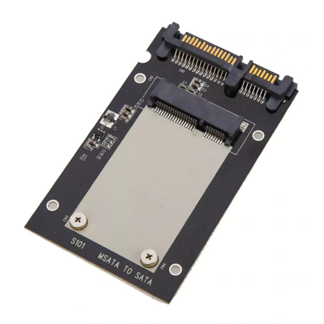 mSATA to 7mm 2.5" SATA Converter Enclosure (Aluminium) SA101 Simplecom - Image 2