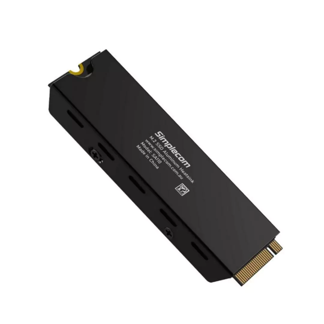 M.2 SSD Aluminum Heatsink with Thermal Silicone Pads for PC and PS5 SA110 Simplecom - Image 3