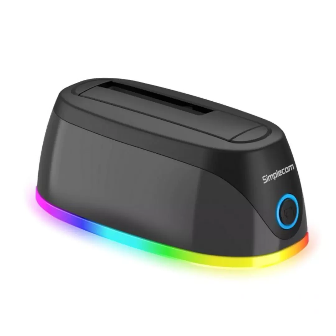 (LS)Simplecom SD336 USB 3.0 Docking Station for 2.5" and 3.5" SATA Drive with RGB Lighting