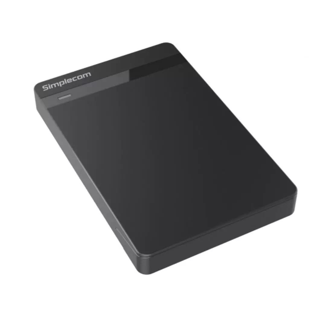 Simplecom SE203 Tool-Free 2.5" SATA HDD/SSD to USB 3.0 Hard Drive Enclosure - Black
