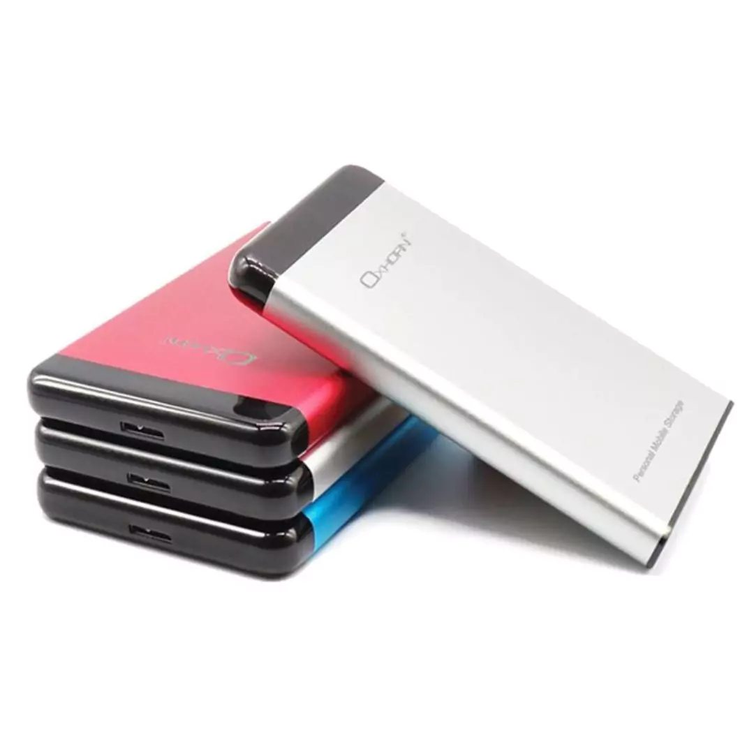 Oxhorn USB 3.0 USAP 2.5? SATA HDD SSD Enclosure Silver USB3.0 Cable - Image 2