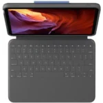 Logitech Rugged Folio Keyboard Case for iPad 10th-G Oxford Grey