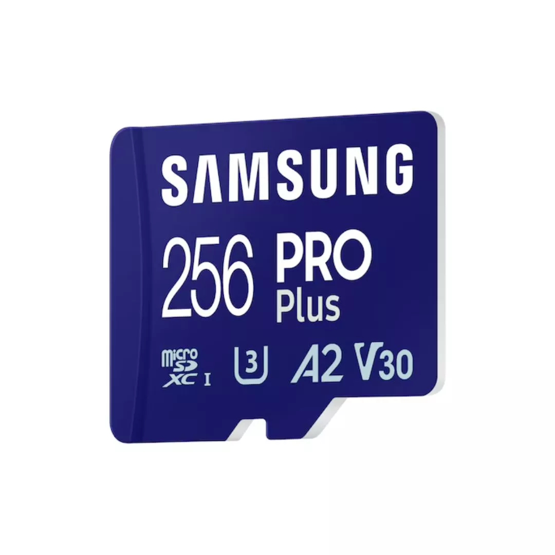 SAMSUNG (PRO PLUS) 256GB MICRO SD CARD w/ADAPTER, CL10, 180R/130W MB/s - Image 3