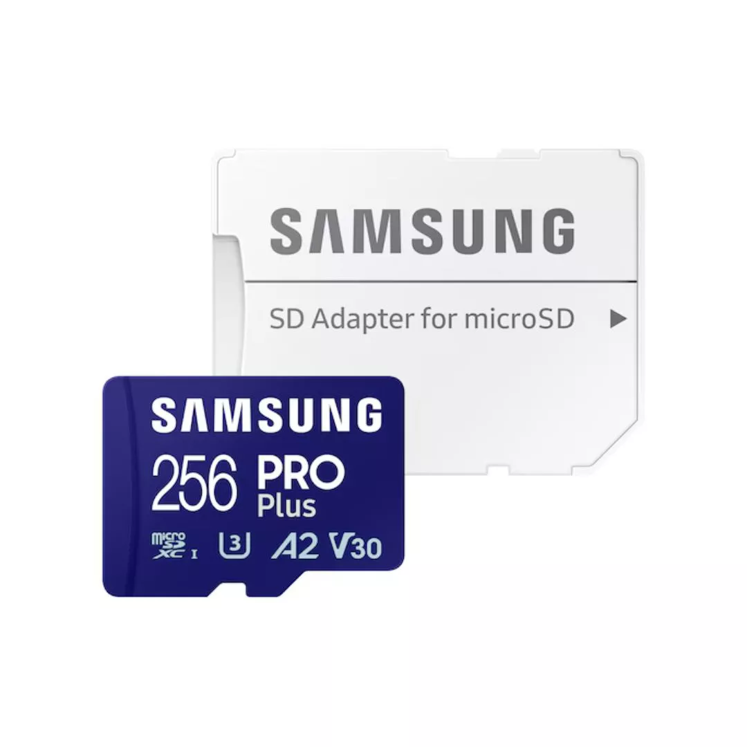 SAMSUNG (PRO PLUS) 256GB MICRO SD CARD w/ADAPTER, CL10, 180R/130W MB/s - Image 4