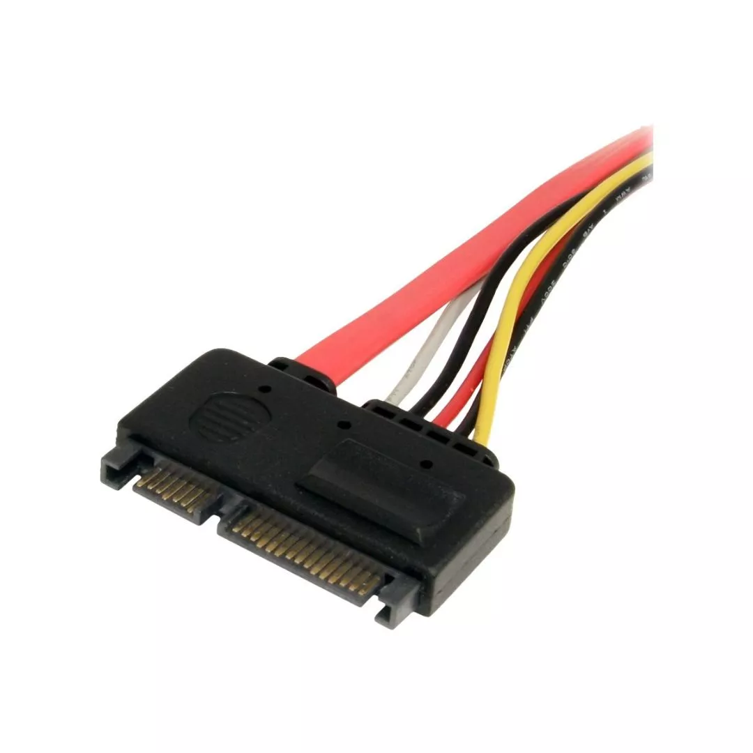 STARTECH 12 INCH 22 PIN SATA POWER AND DATA EXTENSION CABLE, LTW - Image 2
