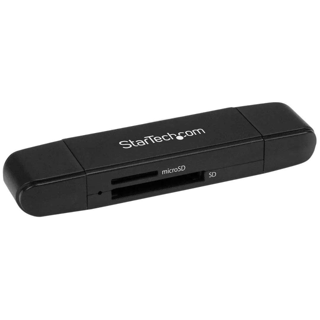 STARTECH SD AND MICRO SD CARD READER, USB-A AND USB-C CONNECTOR - Image 4