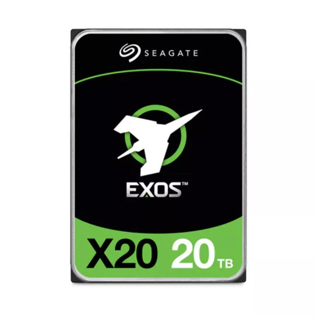 SEAGATE EXOS ENTERPRISE 20TB, 3.5" SATA HARD DRIVE, 5YR WTY (VER 1)