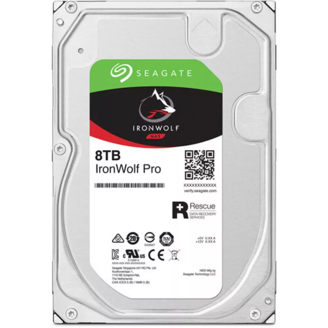SEAGATE IRONWOLF PRO NAS 8TB, 3.5" SATA HARD DRIVE - Image 2