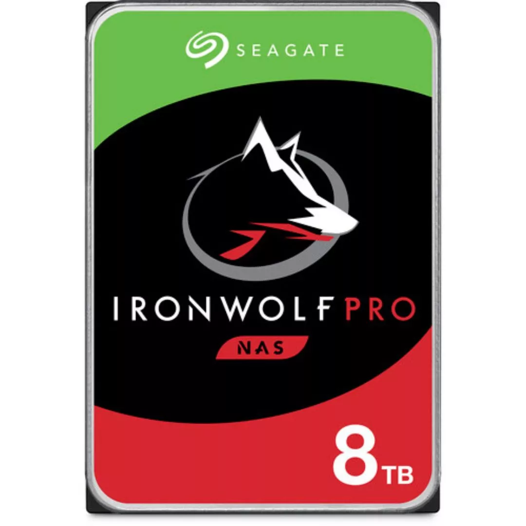 SEAGATE IRONWOLF PRO NAS 8TB, 3.5" SATA HARD DRIVE