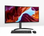 BUNDLE LG 34" (21:9) WQHD CURVED IPS, HDMI(2), DP, USB-C, KVM, LAN + W/LESS KB & MOUSE