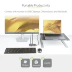 STARTECH USB-C MULTIPORT ADAPTER HDMI/GBE, WORKS WITH CHROMEBOOK (WWCB) 3 YR - Image 9