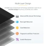 STARTECH 14.1" LAPTOP TOUCH PRIVACY SCREEN, 16:10, FLIP-UP, 2 YR - Image 5