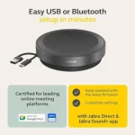 JABRA SPEAK2 75 UC SPEAKER, OMNI DIRECTION MIC, BLUETOOTH,LINK 390A ADAPTER, USB-A - Image 3
