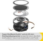 JABRA SPEAK2 75 UC SPEAKER, OMNI DIRECTION MIC, BLUETOOTH,LINK 390C UC ADAPTER, USB-C - Image 3