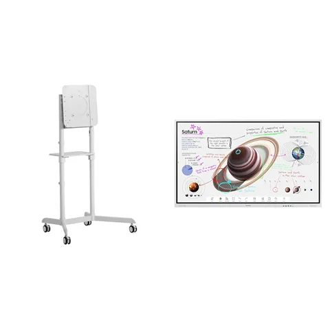 SAMSUNG FLIP PRO INTERACTIVE DISPLAY, 75" UHD + ATDEC MOBILE CART BUNDLE