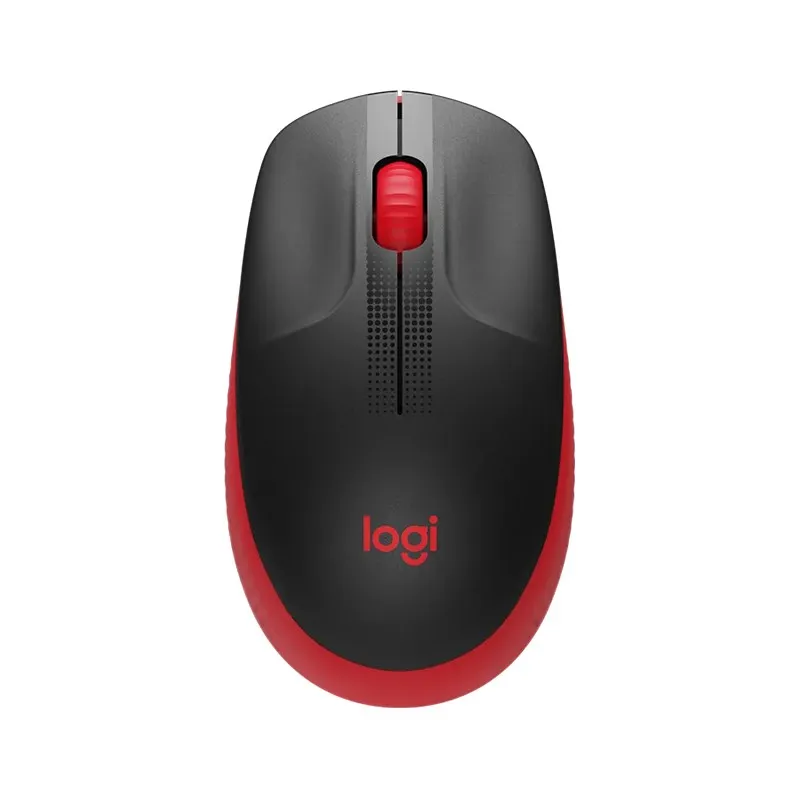 LOGITECH M190 WIRELESS MOUSE PLUG AND PLAY, 2.4GHZ NANO RECEIVER - RED - 1YR WTY