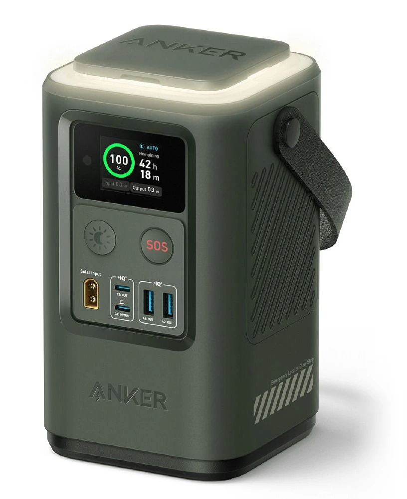 A1294H61-1 ANKER POWERCORE RESERVE 60K 60W POWER BANK WITH RETRACTABLE EMERGENCY LIGHT (GREEN) - Image 1