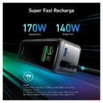 ANKER PRIME 27K 250W PD 3.1 POWER BANK (BLACK) - Image 5